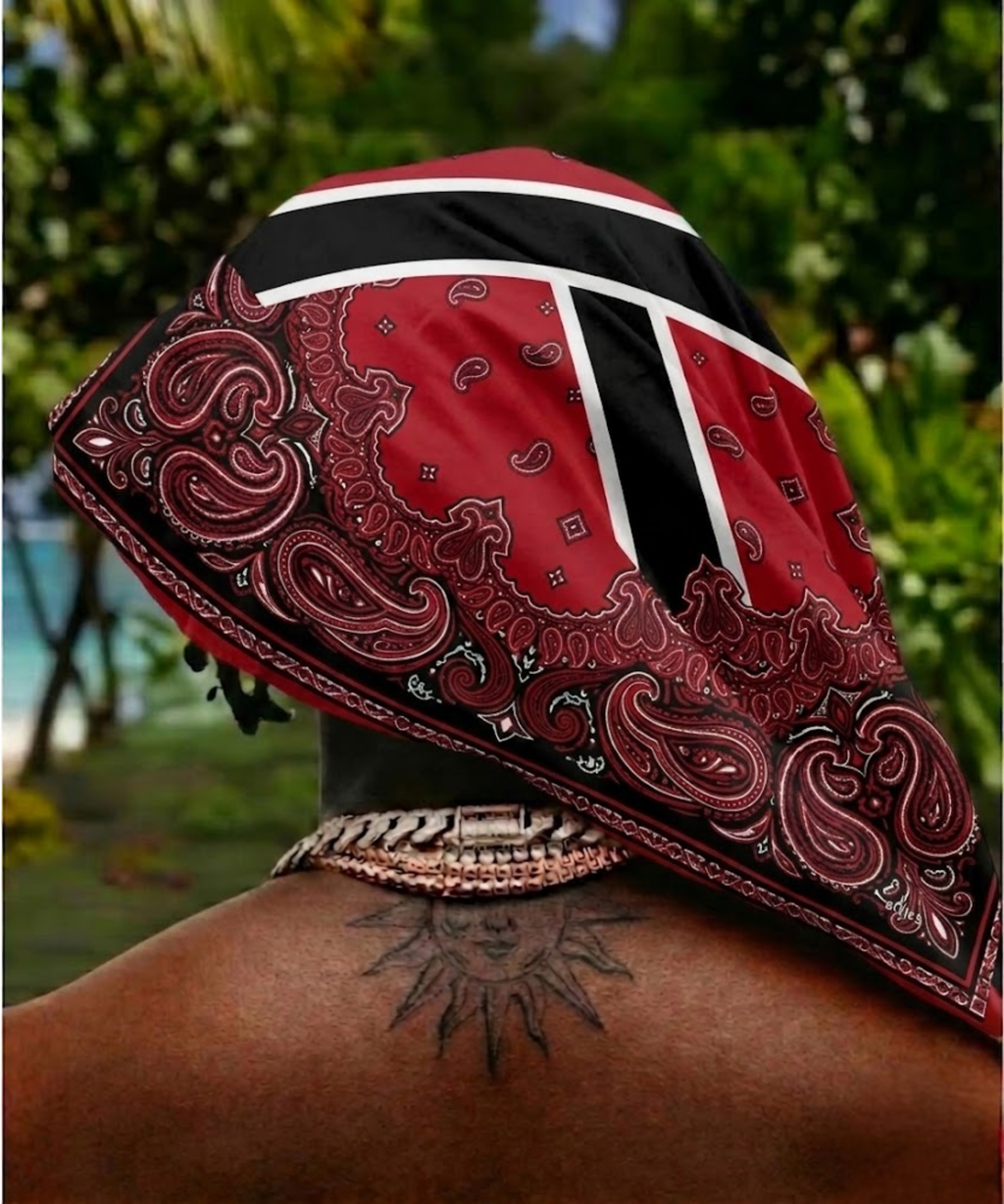 Trinidad & Tobago Paisely Flag All-over print bandana
