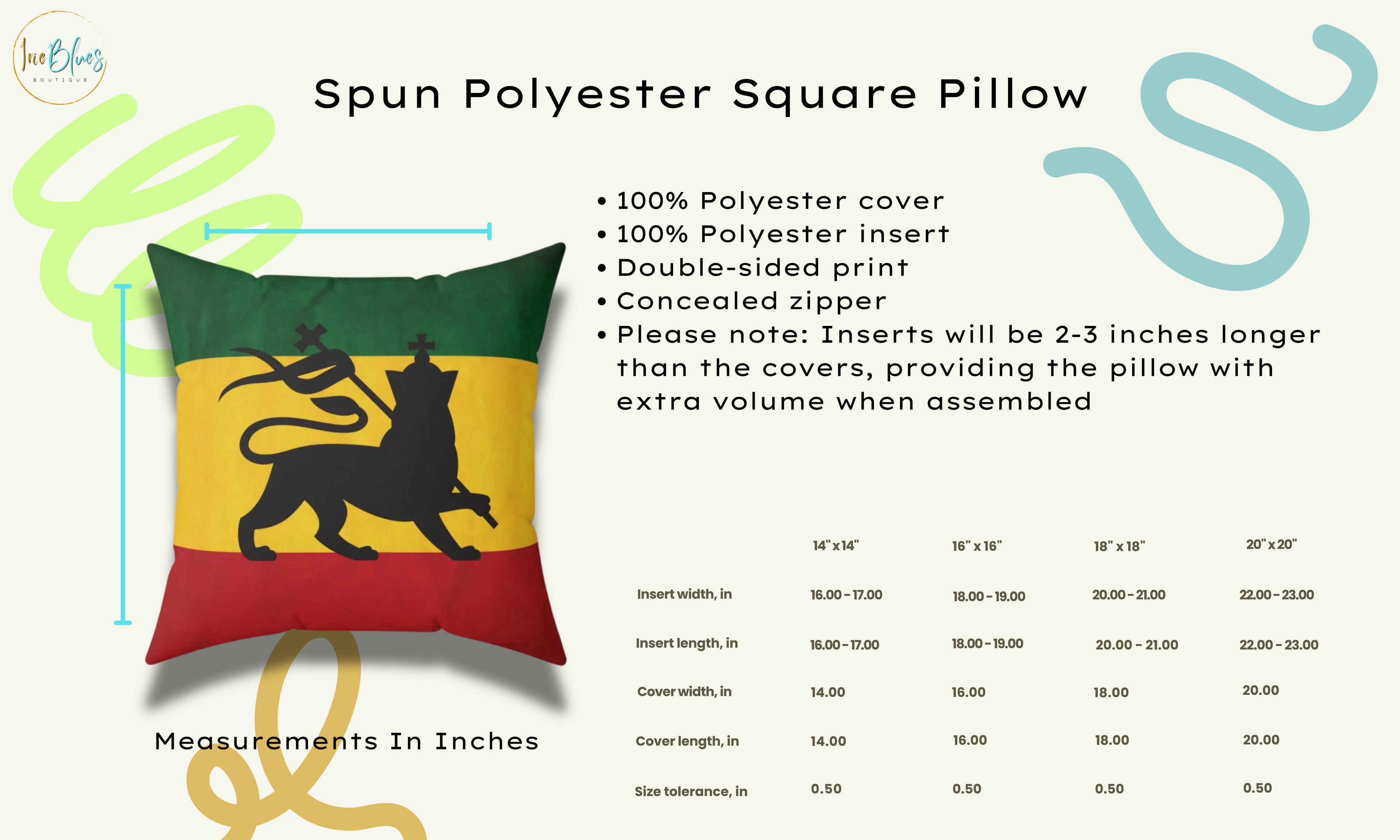 St. Lucia Vibrant Decorative Pillow