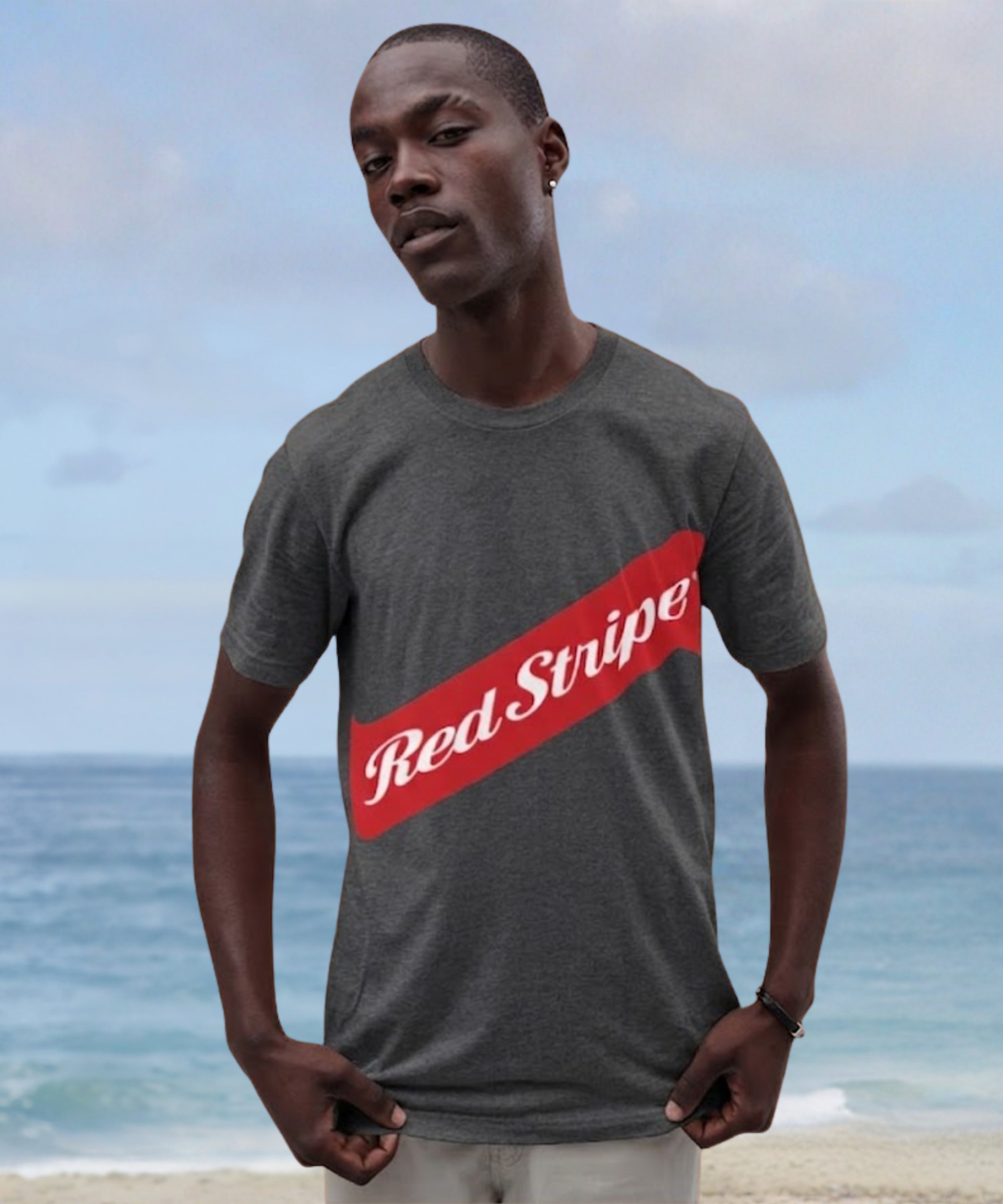 Red Stripe Beer Logo Unisex T-Shirt