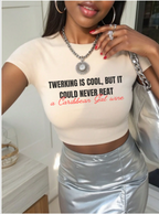 A Caribbean Gal Wine Women's Baby Tee