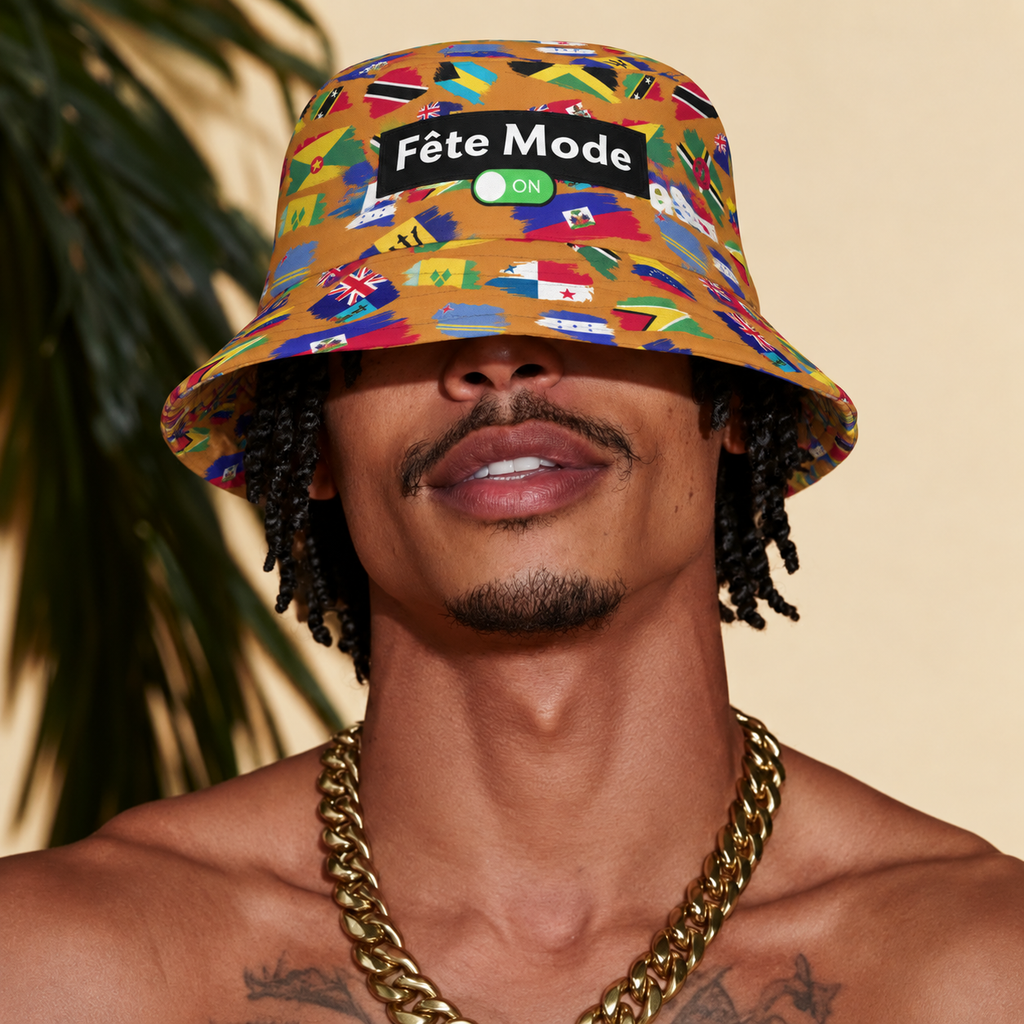 Fête Mode ON Caribbean Carnival Bucket Hat