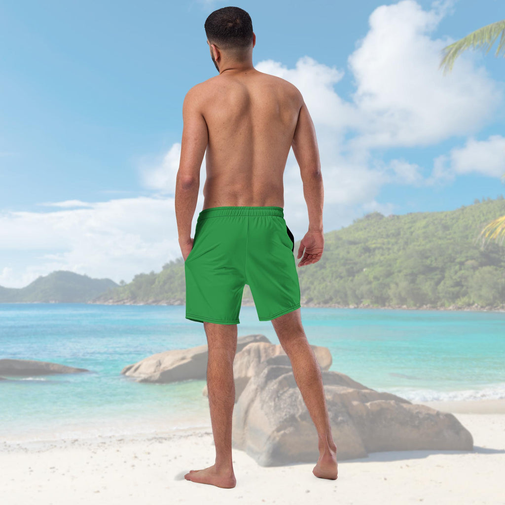 Jamaica Flag All Over Print Recycled Swim Trunks - Irie Blues Boutique