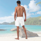 Haiti Flag All Over Print Recycled Swim Trunks - Irie Blues Boutique