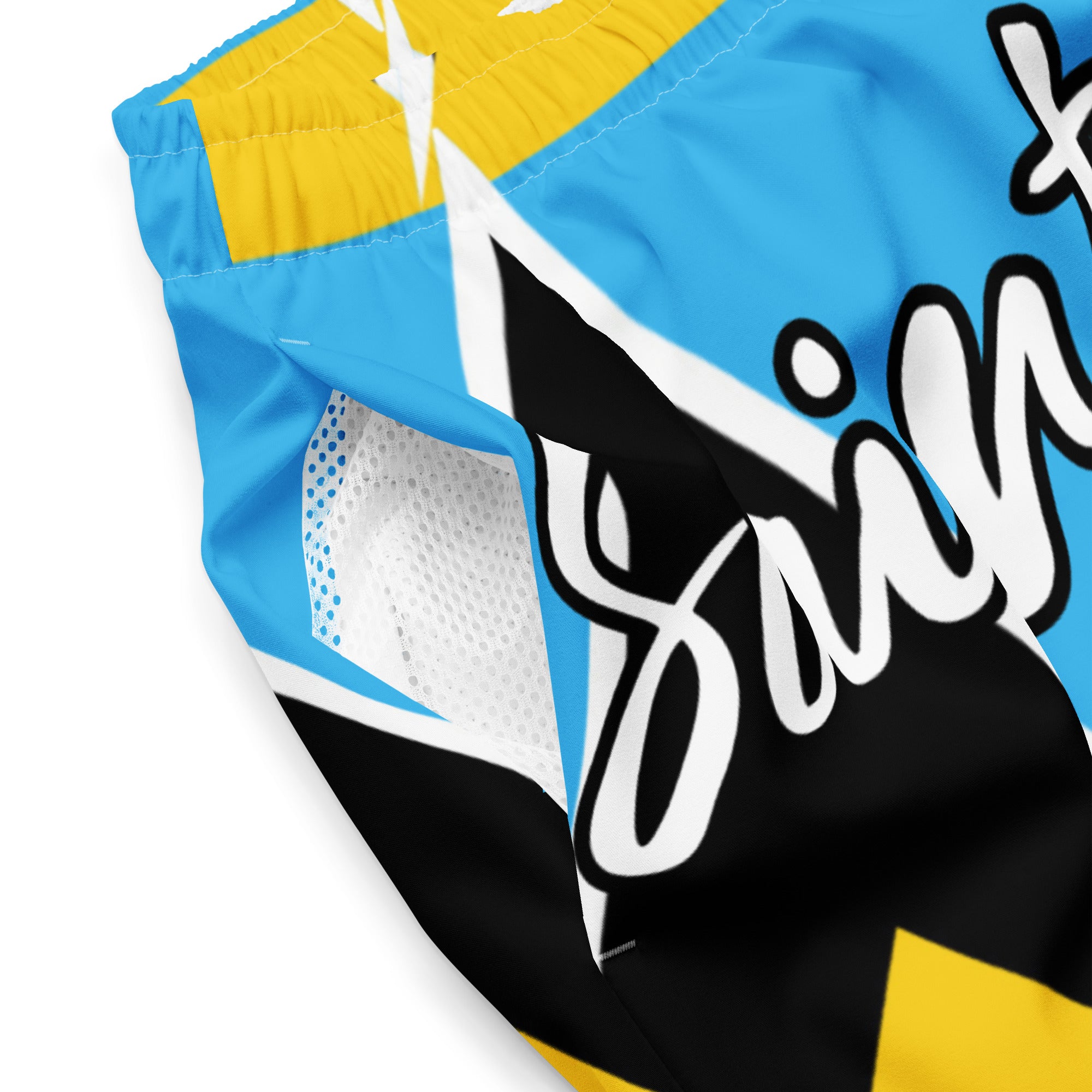 St Lucia Flag Swim Trunks