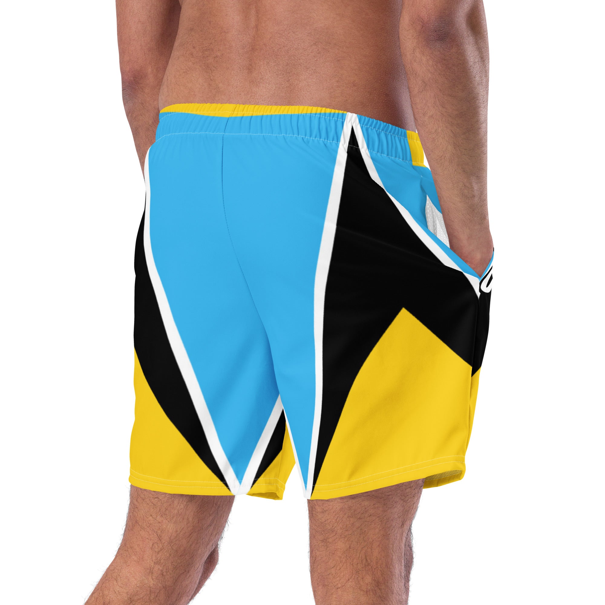 St Lucia Flag Swim Trunks