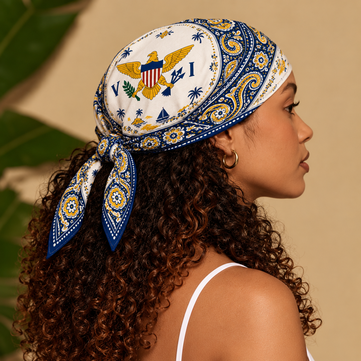 US Virgin Islands Flag Bandana
