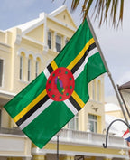 Dominica Flag Double Sided Flag