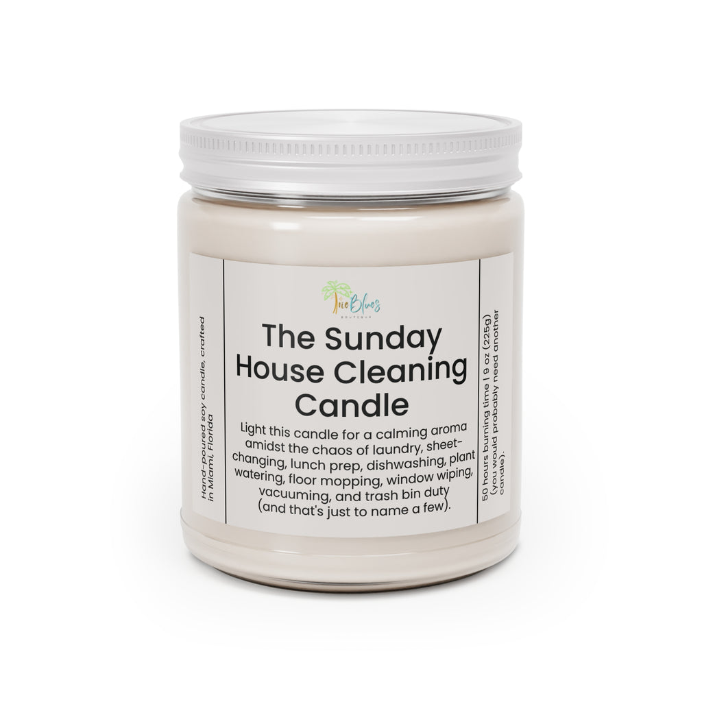 Sunday House Cleaning Scented Candle - Irie Blues Boutique