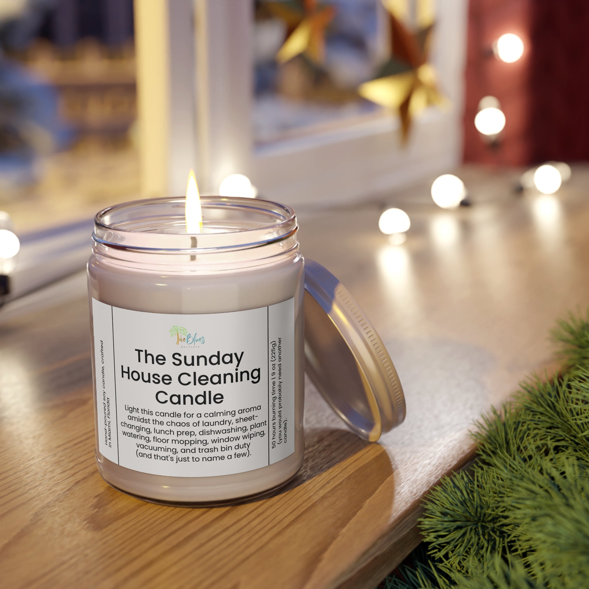 Sunday House Cleaning Scented Candle - Irie Blues Boutique