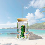 Jamaica Sipper Glass, 16oz - Irie Blues Boutique