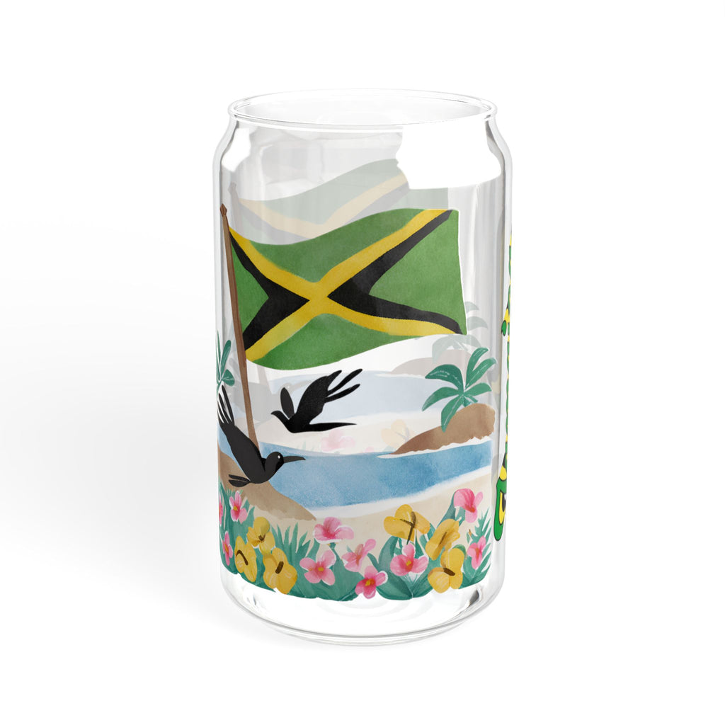 Jamaica Sipper Glass, 16oz - Irie Blues Boutique