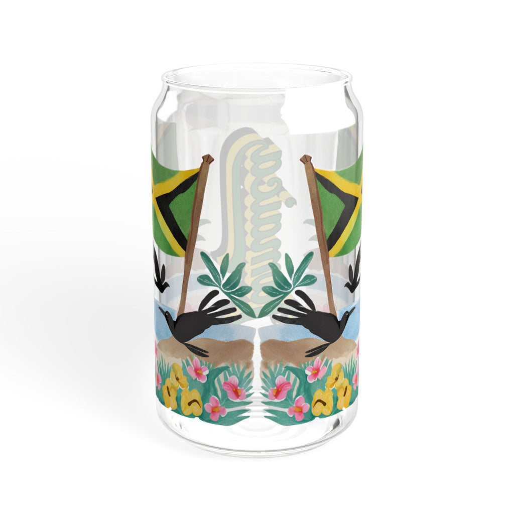 Jamaica Sipper Glass, 16oz - Irie Blues Boutique