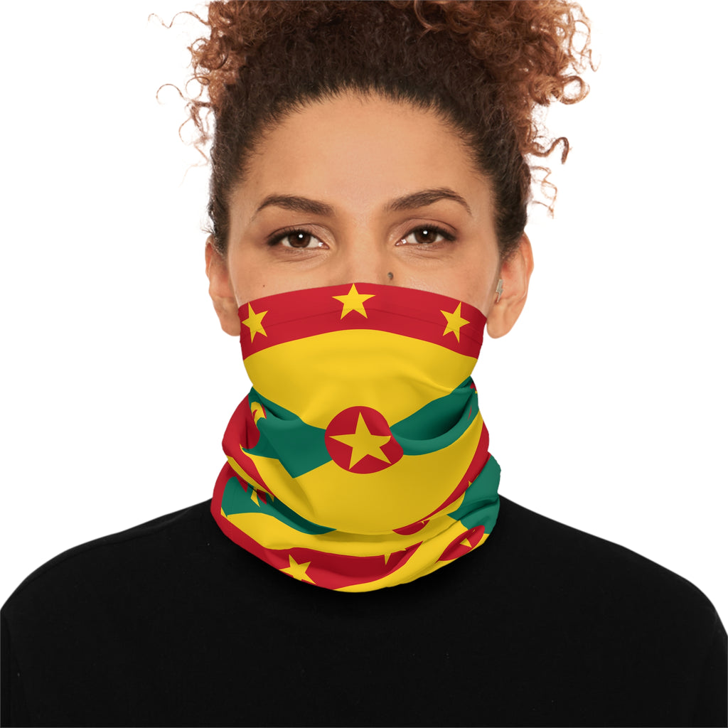 Grenada Flag Lightweight Neck Gaiter - Irie Blues Boutique