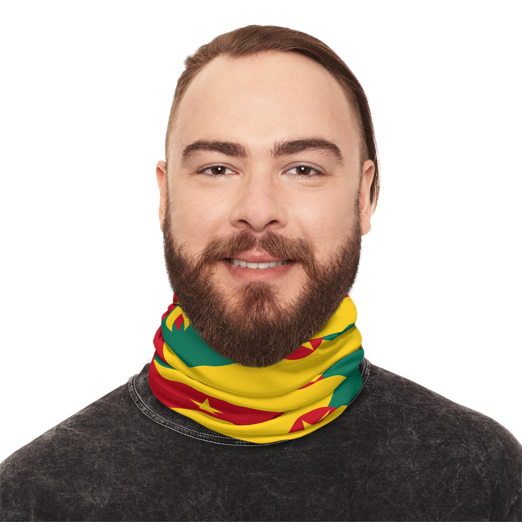 Grenada Flag Lightweight Neck Gaiter - Irie Blues Boutique