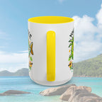 Coffee Mug with Ackee and Saltfish Cartoon - Irie Blues Boutique