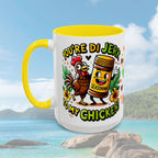 Coffee Mug with Funny Jerk Chicken - Irie Blues Boutique