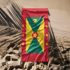 Grenada Flag Beach Towel - Irie Blues Boutique