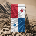 Panama Flag Beach Towel