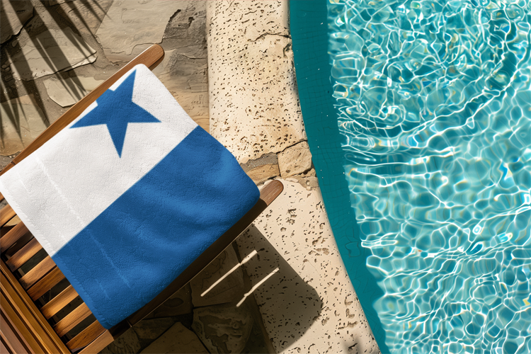 Panama Flag Beach Towel
