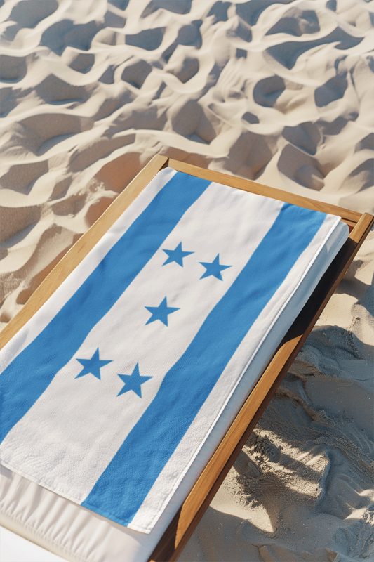 Honduras Flag Beach Towel
