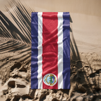 Costa Rica Flag Beach Towel