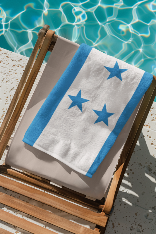 Honduras Flag Beach Towel
