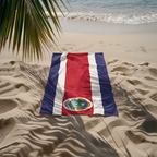 Costa Rica Flag Beach Towel