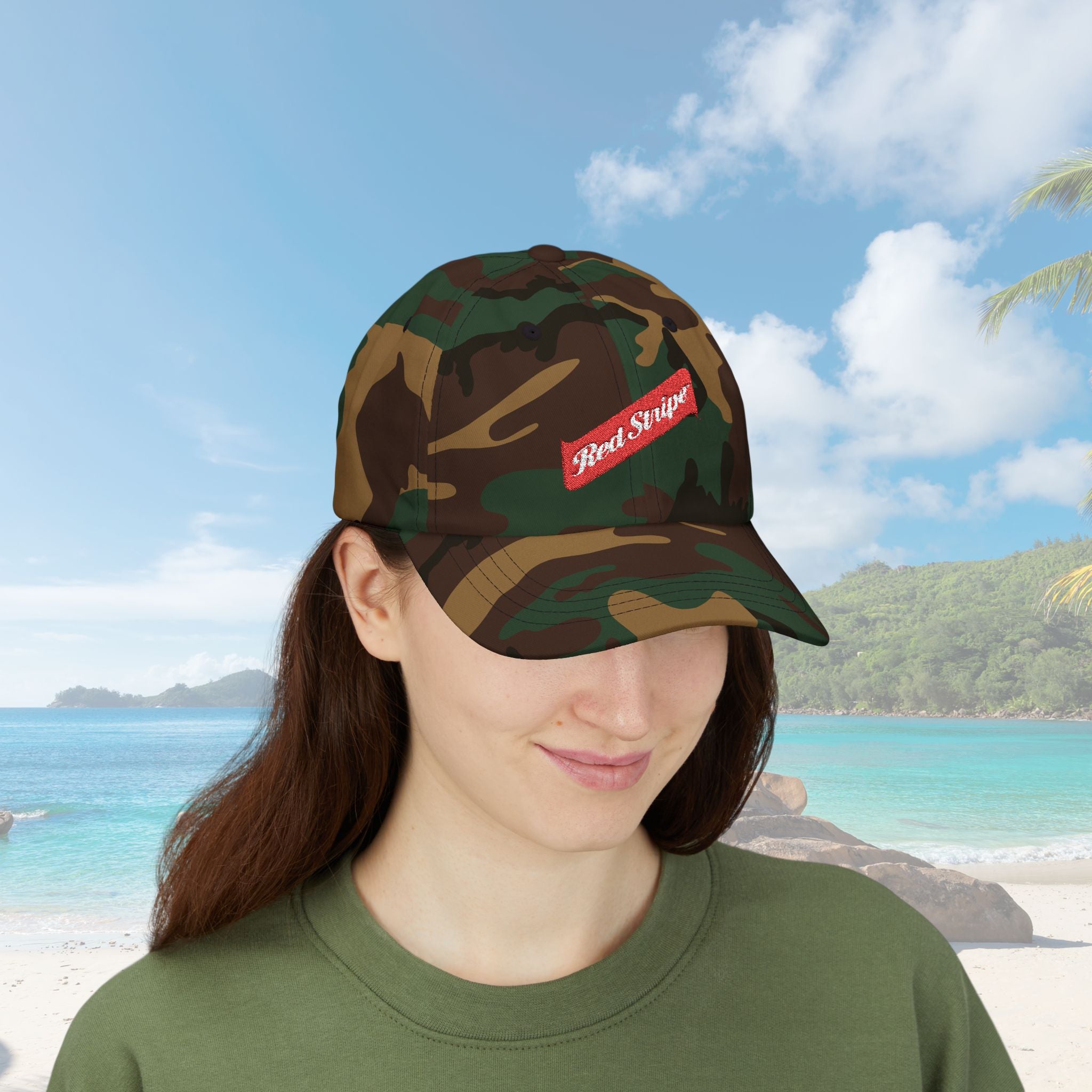 Red Stripe Beer Logo Classic Dad Cap - Irie Blues Boutique