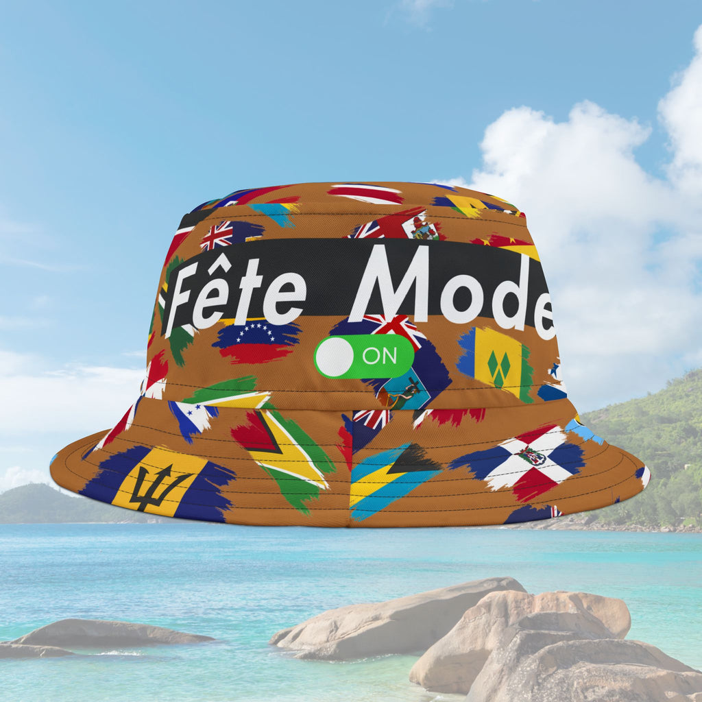 Carnival Fete Mode on Bucket Hat - Irie Blues Boutique