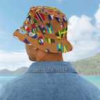 Carnival Fete Mode on Bucket Hat - Irie Blues Boutique