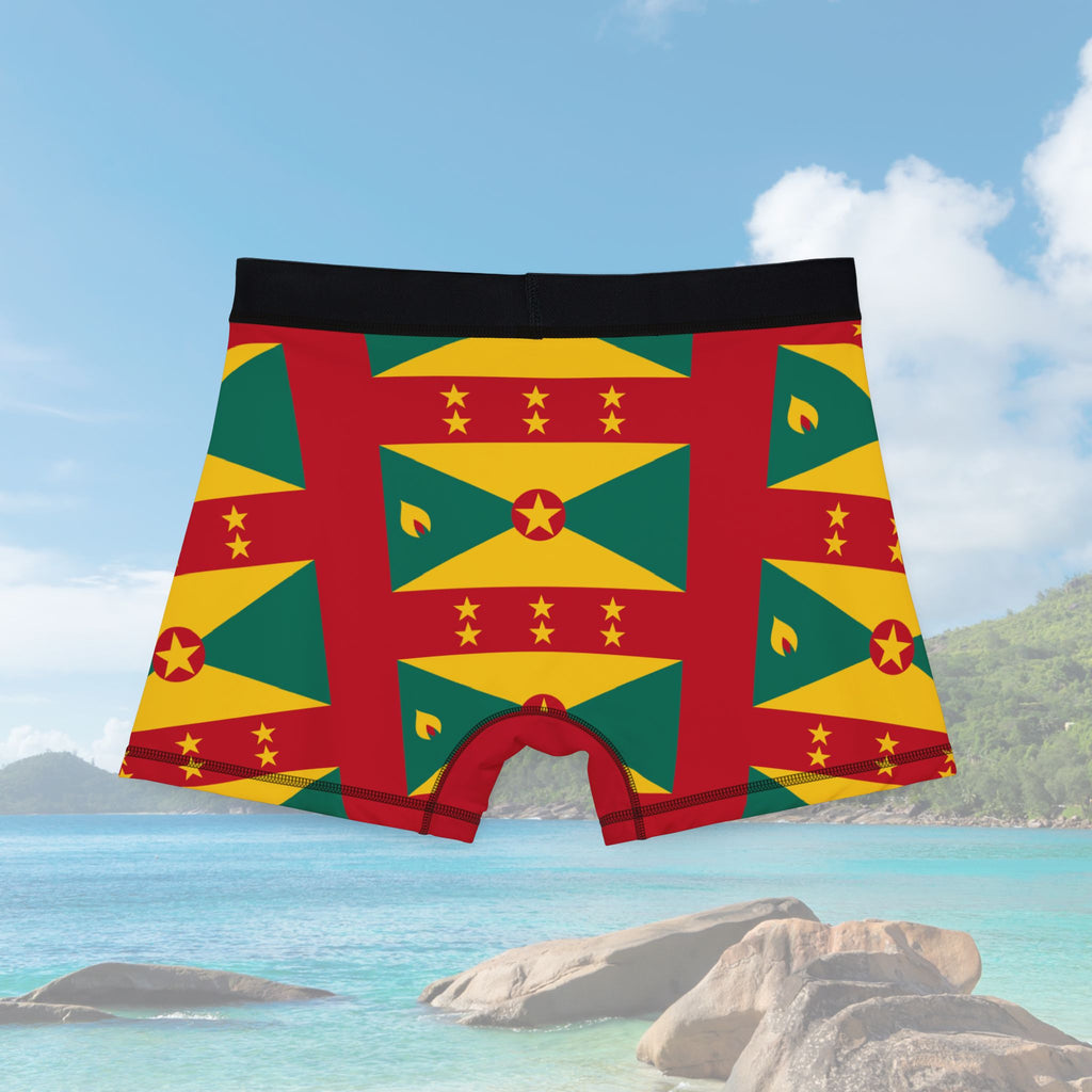 Grenada Flag Men's Boxers - Irie Blues Boutique