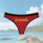 Grenada Flag Thong - Irie Blues Boutique