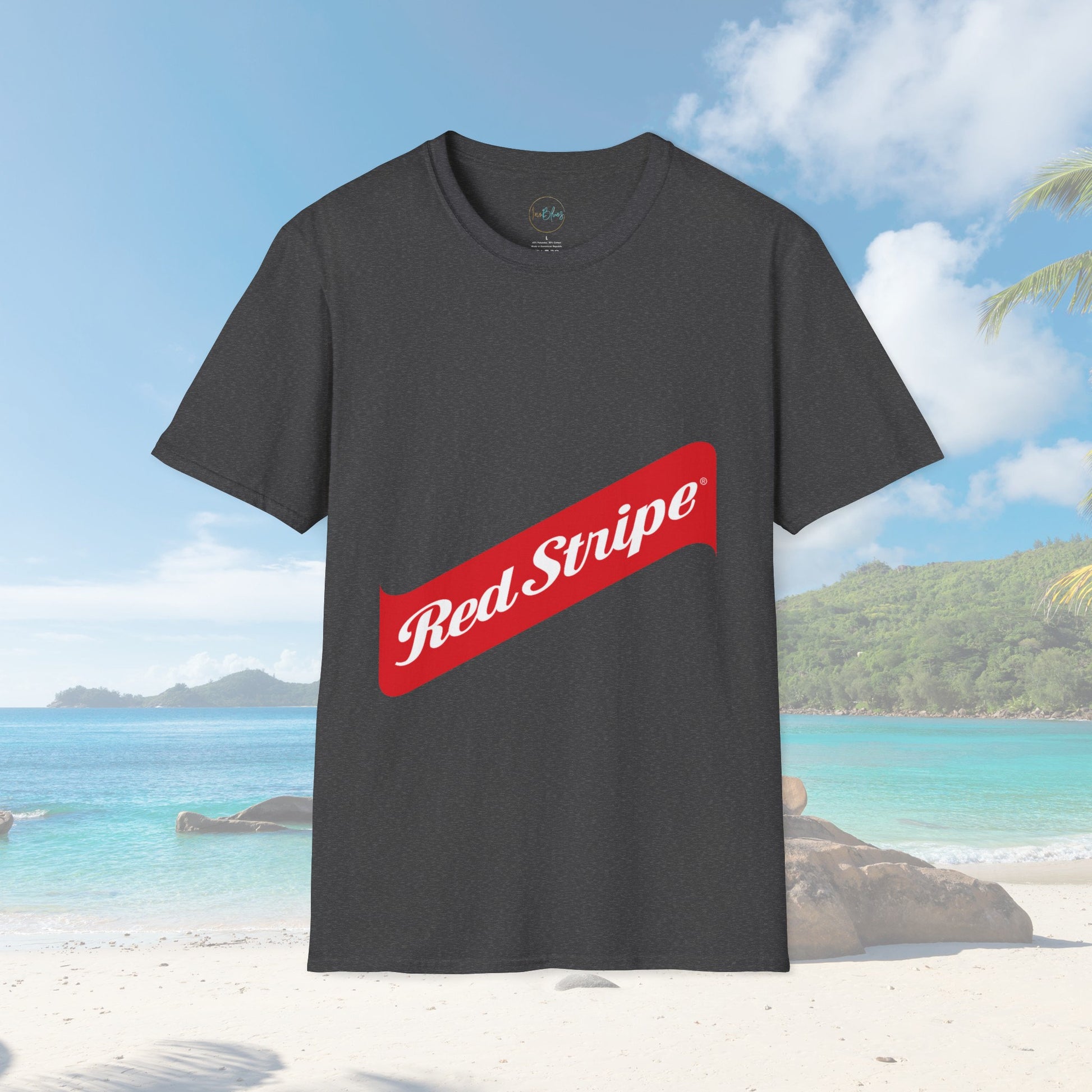 Jamaican Red Stripe Beer Logo Unisex Shirt Gifts for Beer Lovers Authentic Jamaican History Gifts For Jamaican