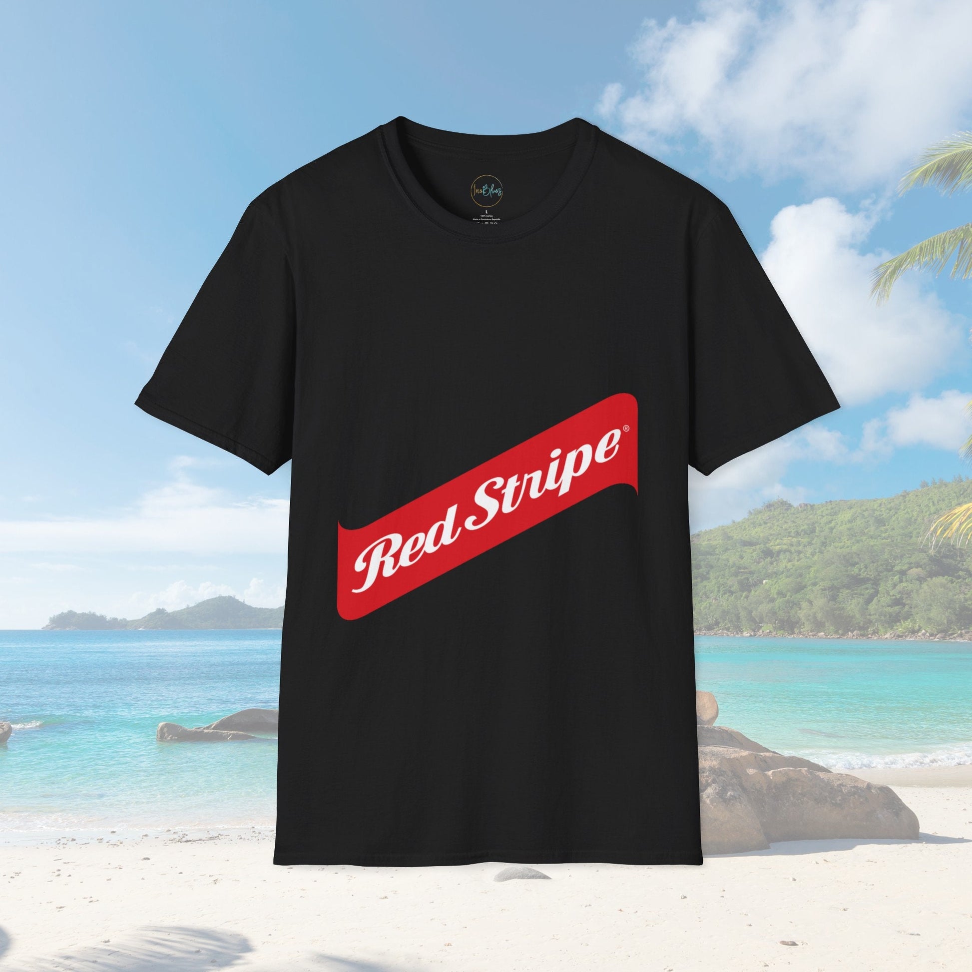 Jamaican Red Stripe Beer Logo Unisex Shirt Gifts for Beer Lovers Authentic Jamaican History Gifts For Jamaican