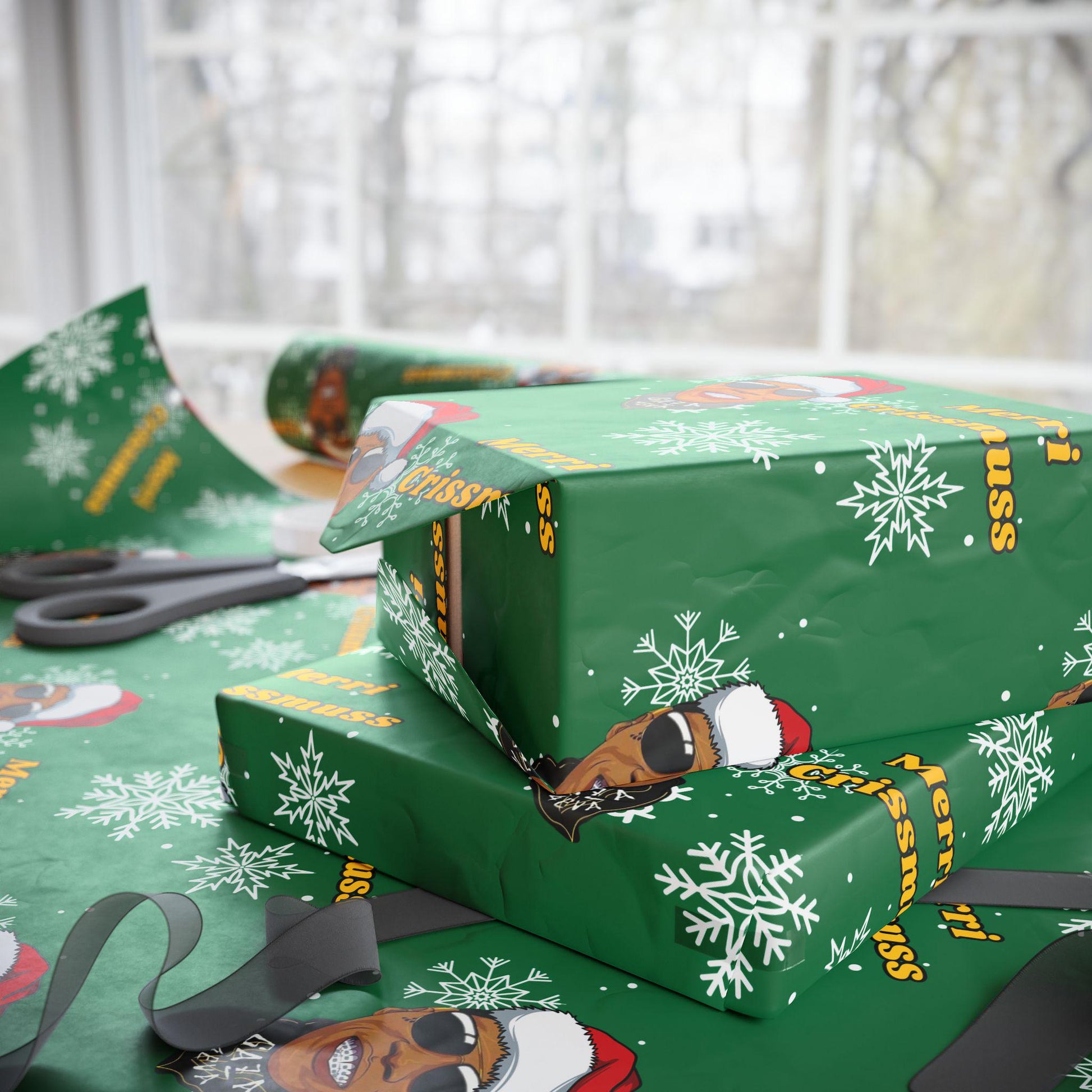 Vybz Kartel Christmas Gift Wrap is the perfect way to bring some dancehall flavor to your holiday season! This festive wrapping paper features bold, vibrant designs inspired by the legendary Jamaican artist, Vybz Kartel.