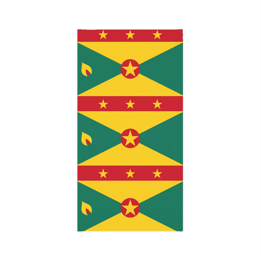 Grenada Flag Spicemas Carnival Neck Gaiter, J&#39;Ouvert Paint Party Cover, Grenada Carnival 2025, Parade of Bands. Made of lightweight and polyester microfiber for a comfortable no-slip fit. It can be styled in multiple ways like a headband or wristband