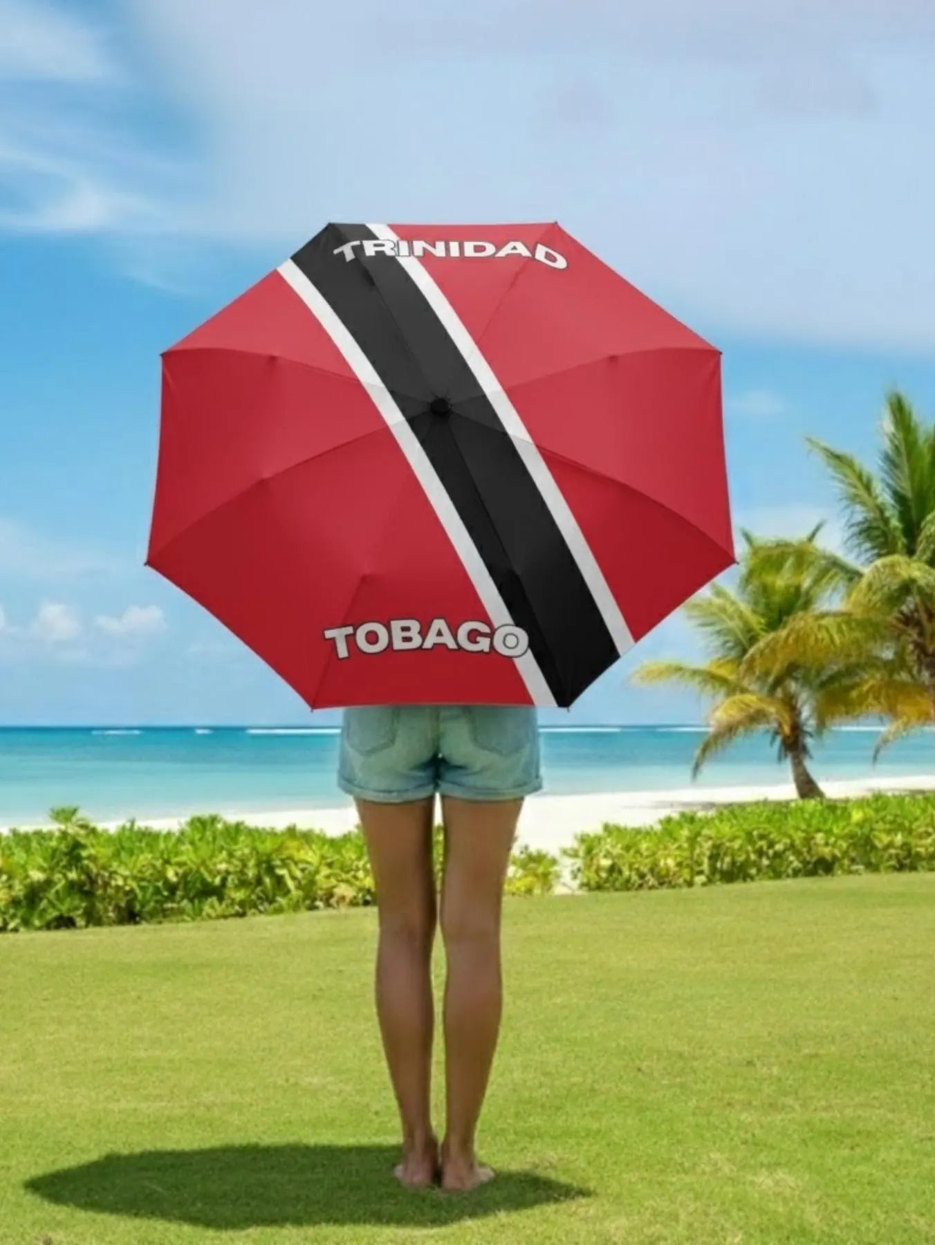 Trinidad & Tobago Flag Umbrella