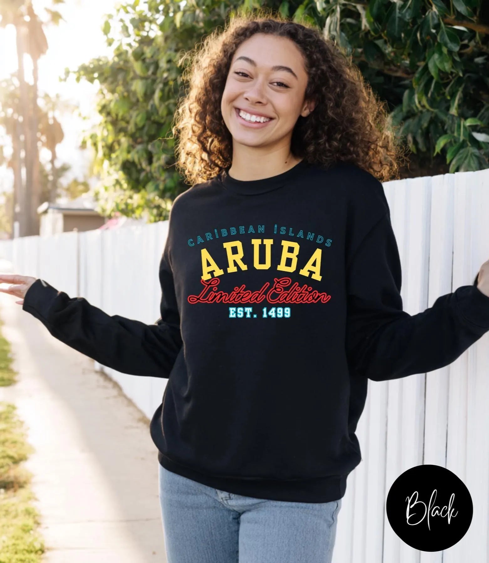 Aruba Caribbean University Sweatshirt - Irie Blues Boutique