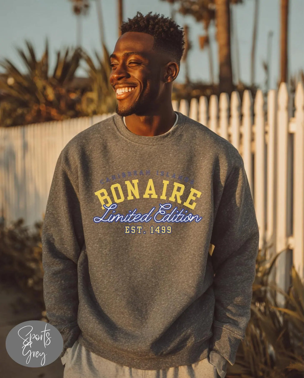 Bonaire Caribbean University Sweatshirt - Irie Blues Boutique