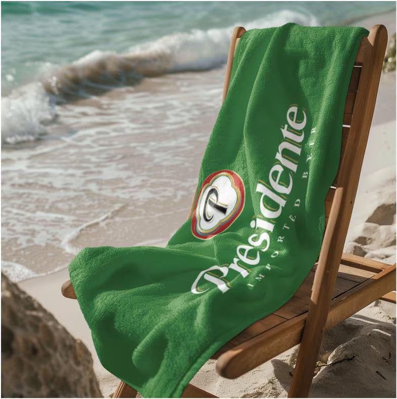 Presidente Beer Beach Towel - Irie Blues Boutique