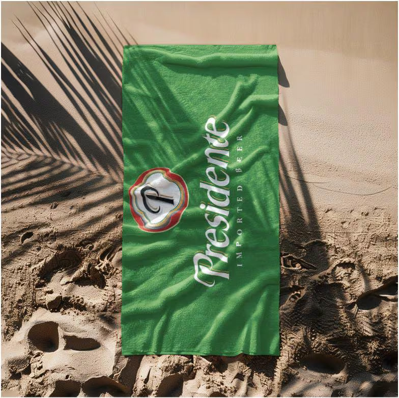Presidente Beer Beach Towel - Irie Blues Boutique