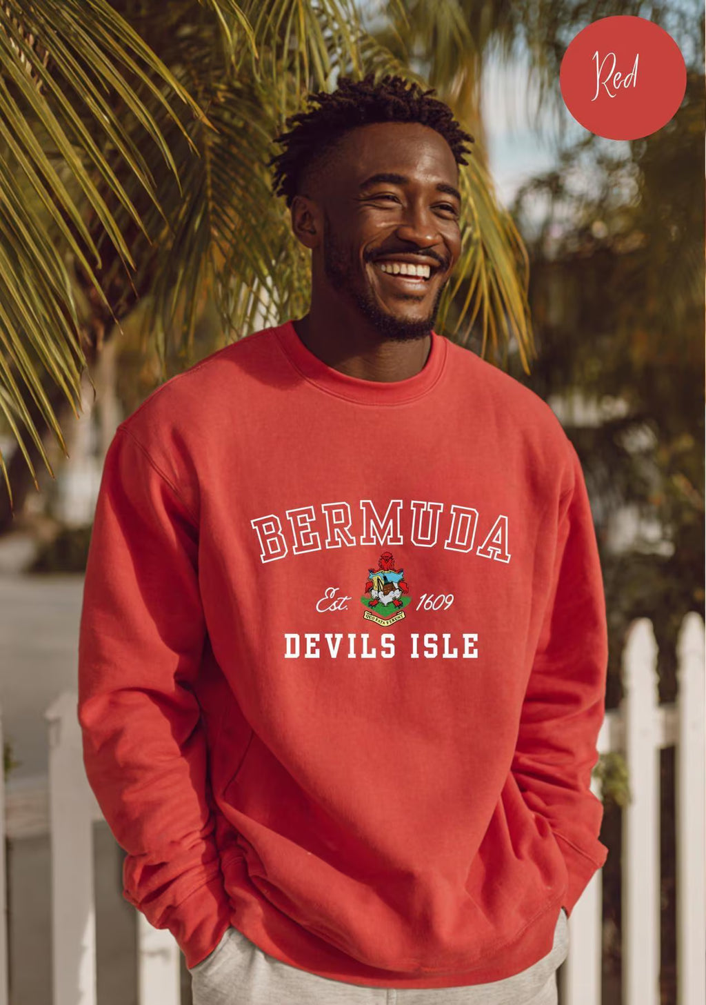 Bermuda Devils Isle 1609 Sweatshirt - Irie Blues Boutique