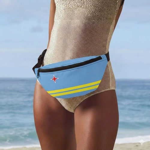 Aruba Flag Fanny Pack - Irie Blues Boutique
