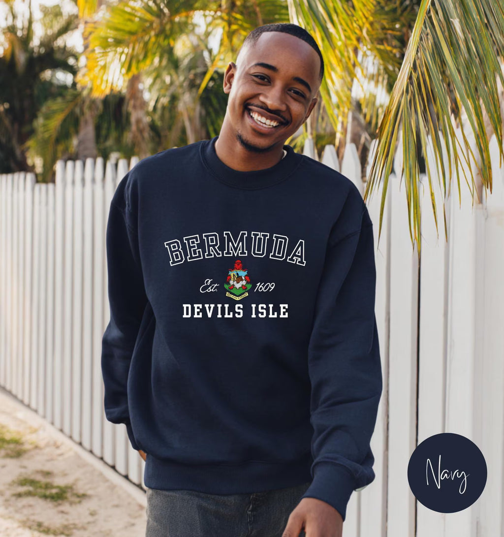 Bermuda Devils Isle 1609 Sweatshirt - Irie Blues Boutique