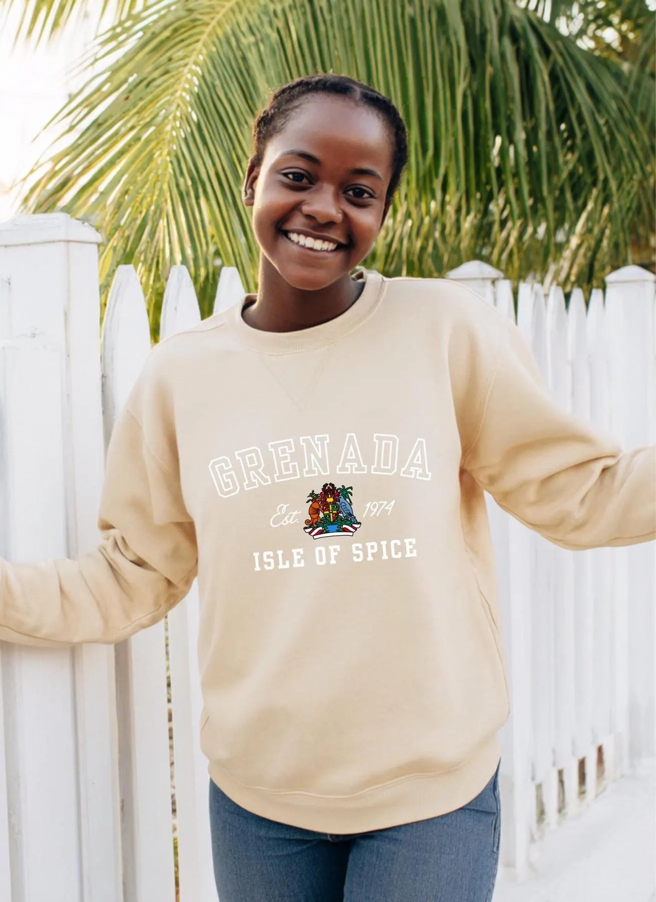 Grenada Isle of Spice Sweatshirt - Irie Blues Boutique