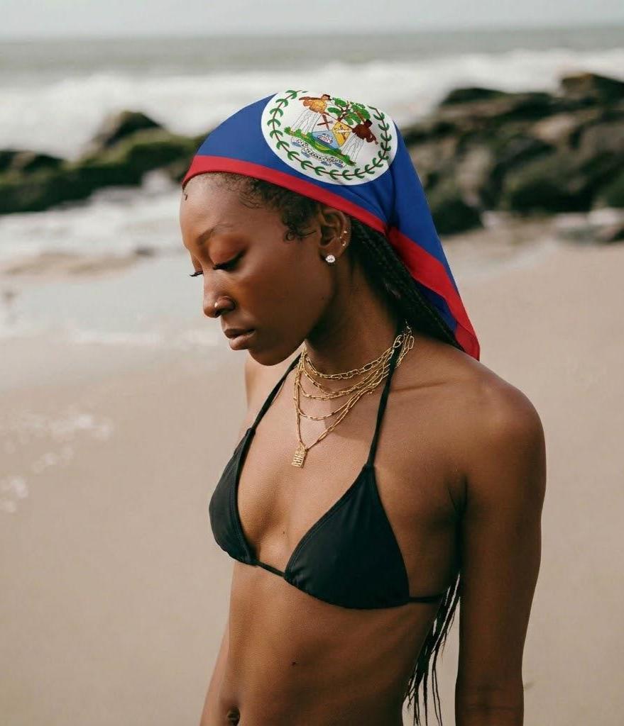 Belize Flag Bandana - Irie Blues Boutique