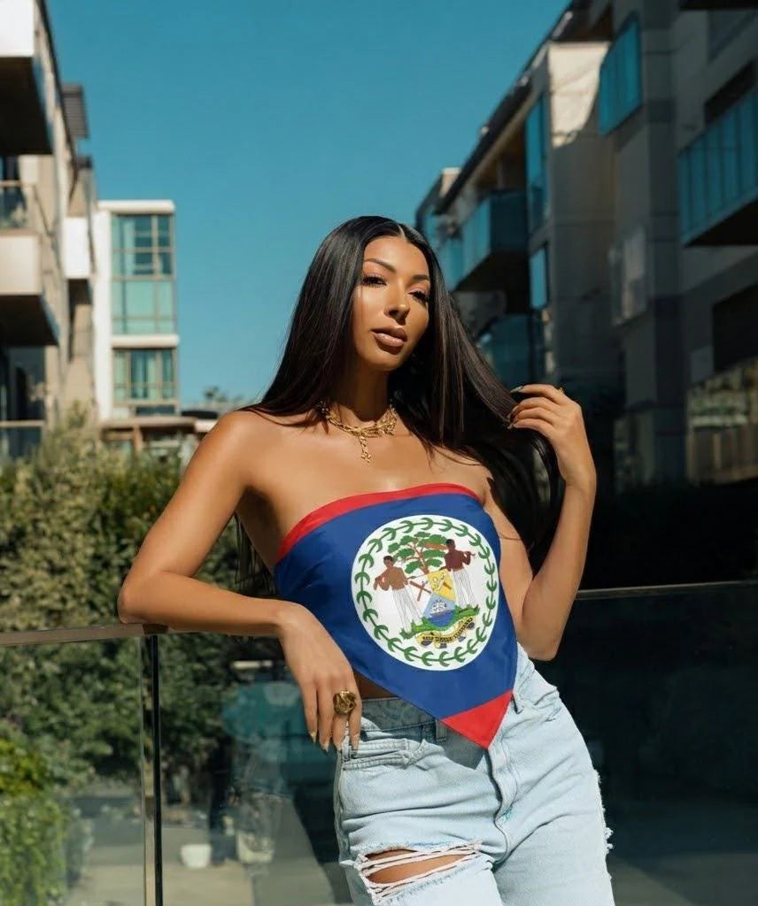 Belize Flag Bandana - Irie Blues Boutique