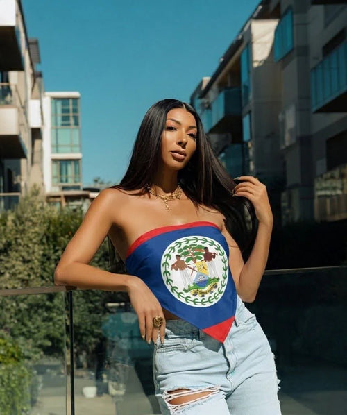 Belize Flag Bandana - Irie Blues Boutique