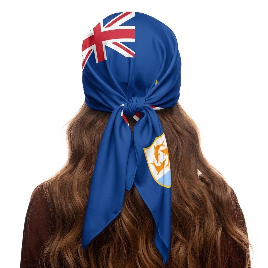 Anguilla Flag Bandana - Irie Blues Boutique