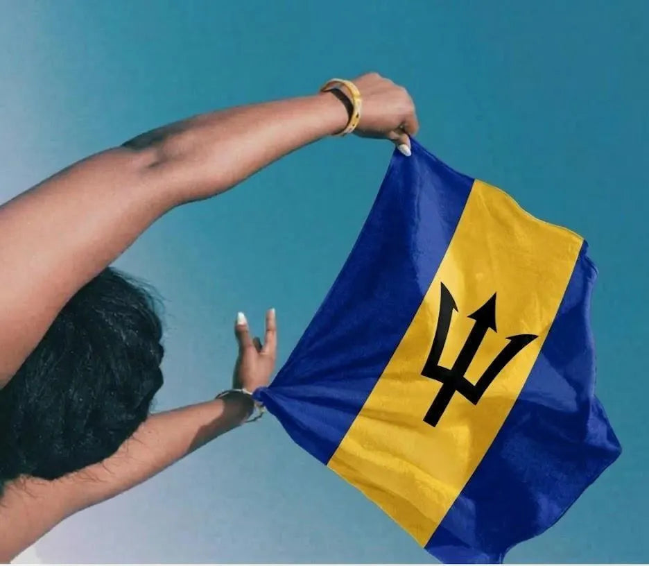 Barbados Flag Rally Towel - Irie Blues Boutique